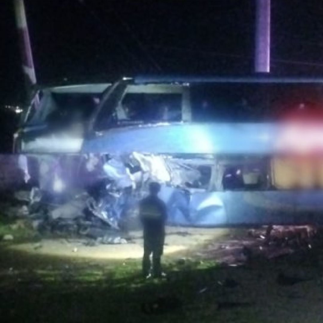 Accidente vial. Foto: Guardia Nacional